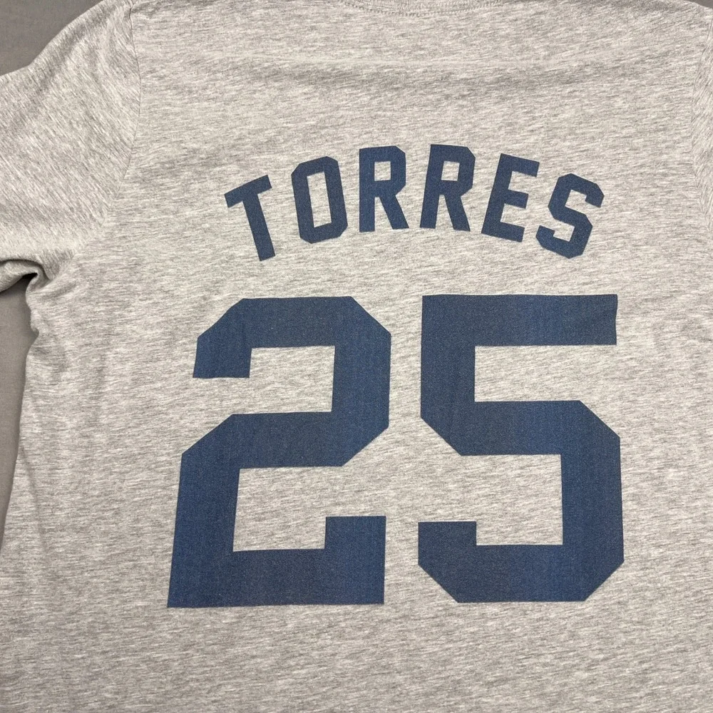 Nike MLB New York Yankees Torres #25 I Just Do Damage T Shirt Adult Large Tee